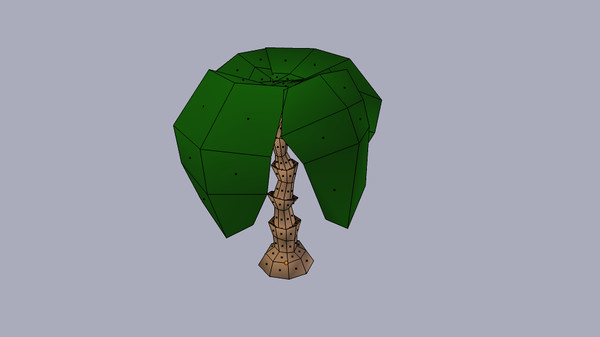 free 3ds model palm tree - Palm Tree Lowpoly! by uniquedesign71