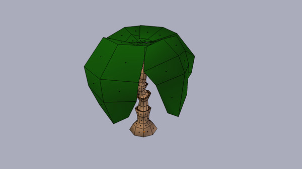 free 3ds model palm tree - Palm Tree Lowpoly! by uniquedesign71