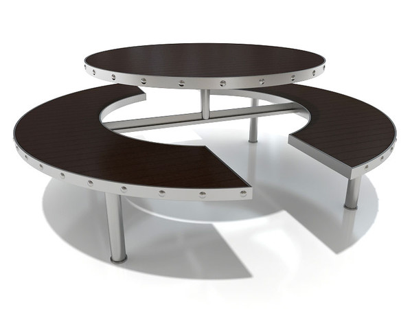 outdoor table 3d 3ds - Outdoor table by 3DmakeWork