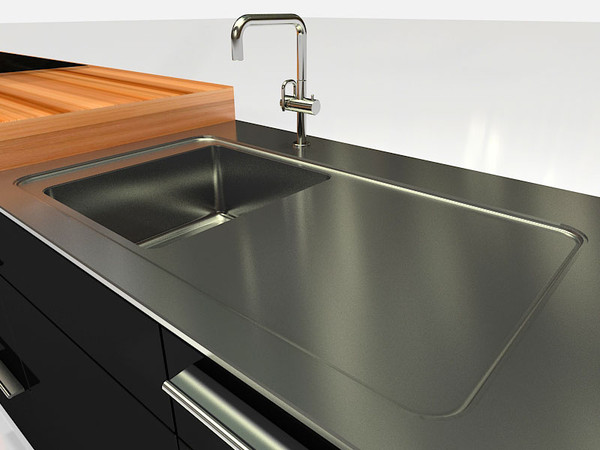 kitchen island bulthaup b3 3d max - Contemporary Kitchen island Bulthaup b3 by 3DmakeWork