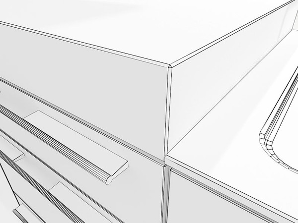 kitchen island bulthaup b3 3d max - Contemporary Kitchen island Bulthaup b3 by 3DmakeWork
