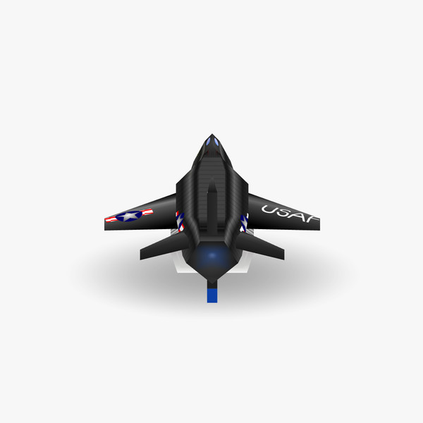 free x-15 low-poly 3d model - X-15 Low-Poly by BjBachperson7