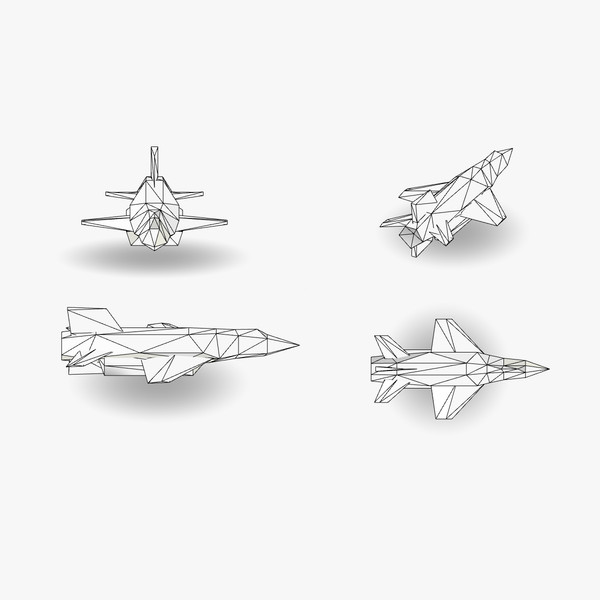 free x-15 low-poly 3d model - X-15 Low-Poly by BjBachperson7