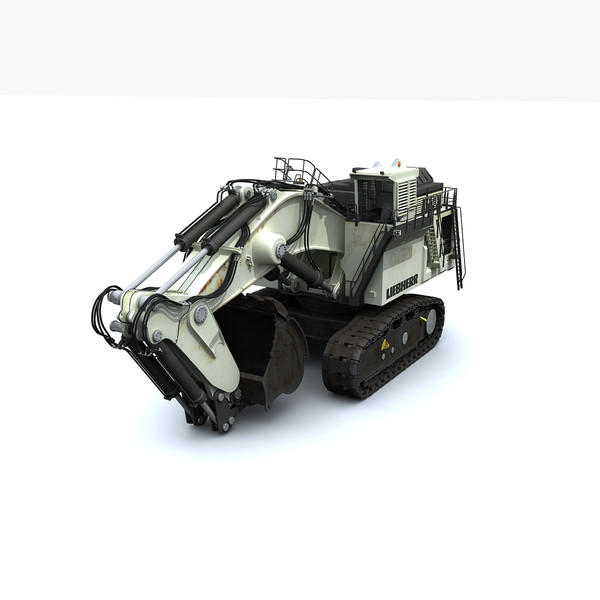 liebherr r9800 max - Liebherr R9800 by platinum3dmodels