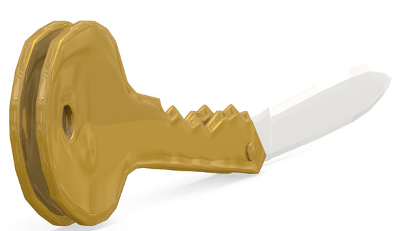 key knife pocketknife 3ds - Key PocketKnife High-Res. by uniquedesign71