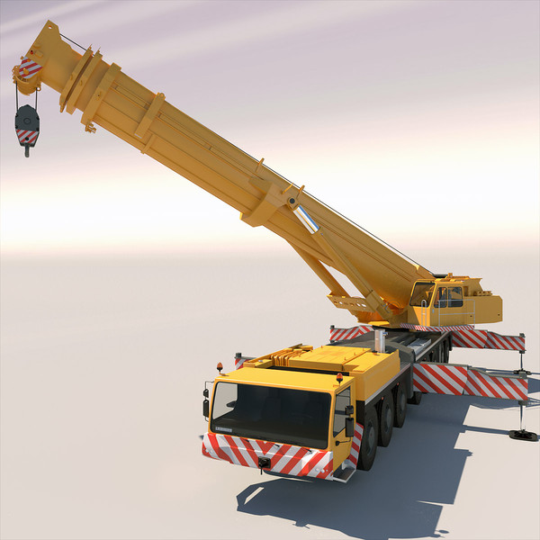 3d model mobile crane liebherr ltm - Mobile Crane Liebherr LTM 1500 by ArqArt3D