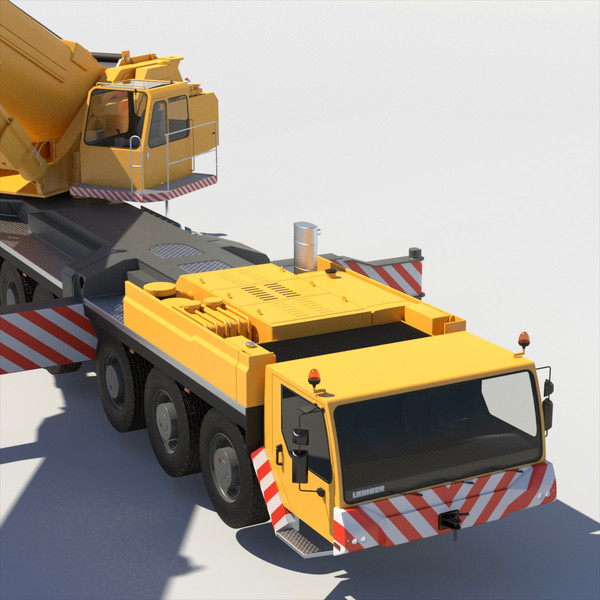 3d model mobile crane liebherr ltm - Mobile Crane Liebherr LTM 1500 by ArqArt3D