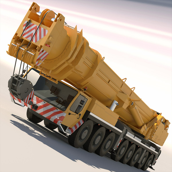 3d model mobile crane liebherr ltm - Mobile Crane Liebherr LTM 1500 by ArqArt3D