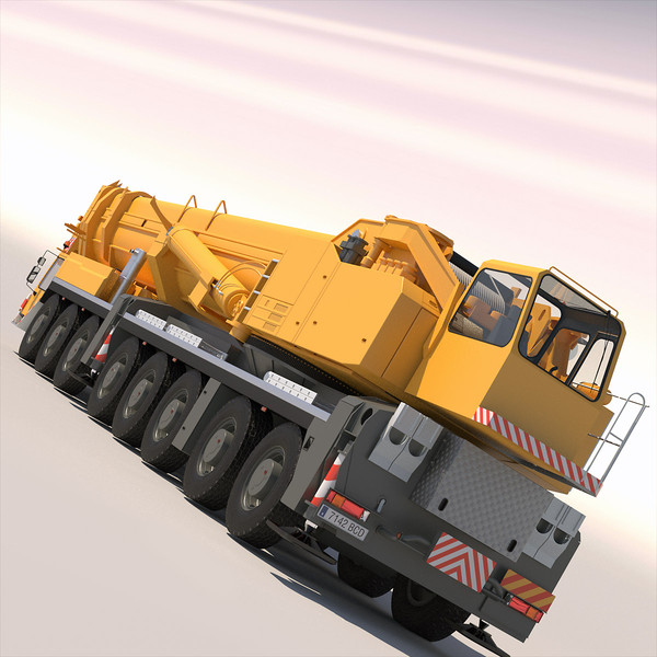 3d model mobile crane liebherr ltm - Mobile Crane Liebherr LTM 1500 by ArqArt3D