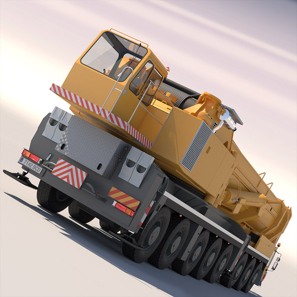 3d model mobile crane liebherr ltm - Mobile Crane Liebherr LTM 1500 by ArqArt3D