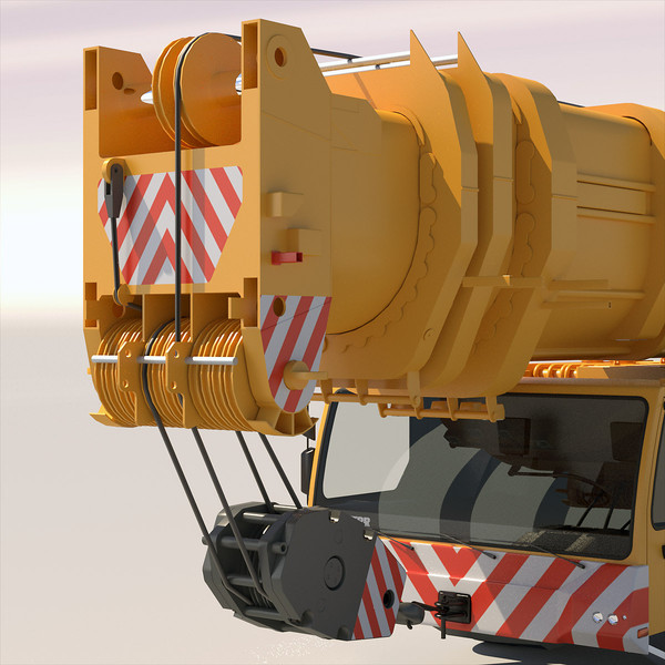 3d model mobile crane liebherr ltm - Mobile Crane Liebherr LTM 1500 by ArqArt3D