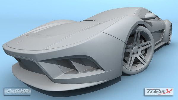 saleen s5s raptor 2008 3d max - Saleen S5S Raptor (2008) by TiRex3D