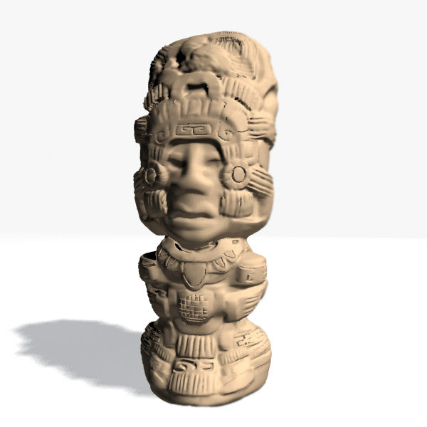 mayan sculpture 3d model - Mayan Sculpture... by Interu2x