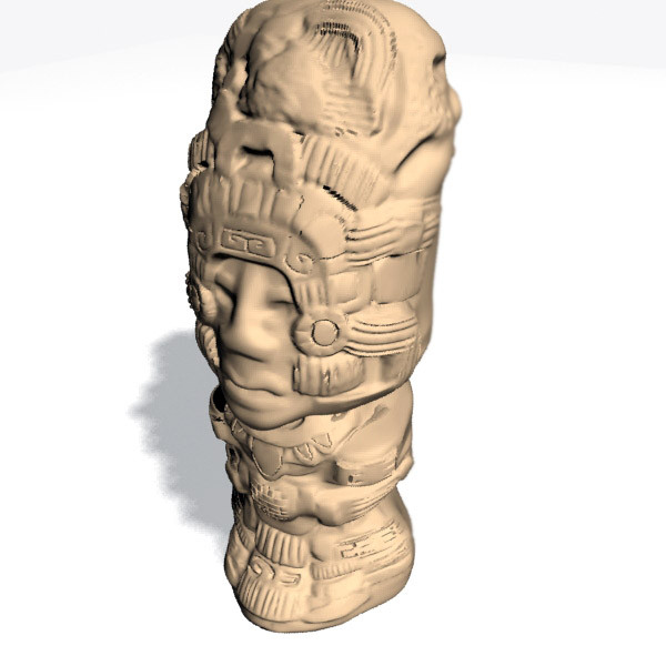 mayan sculpture 3d model - Mayan Sculpture... by Interu2x