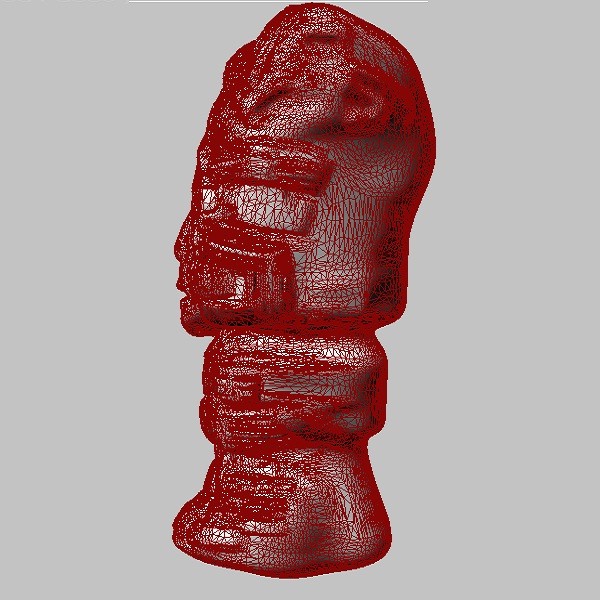 mayan sculpture 3d model - Mayan Sculpture... by Interu2x