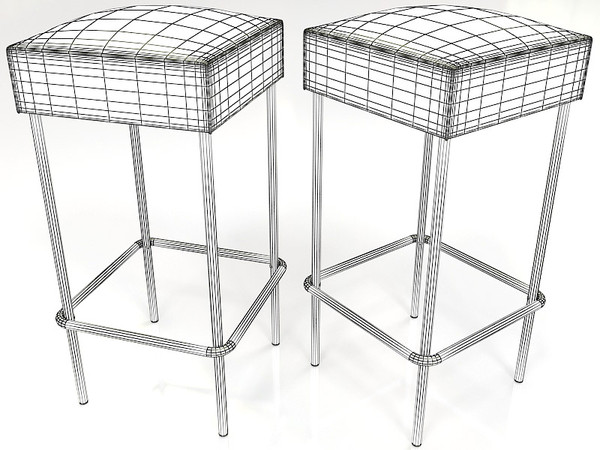 maya ikea furniture bar stool - Ikea Stool Julius by 3DmakeWork