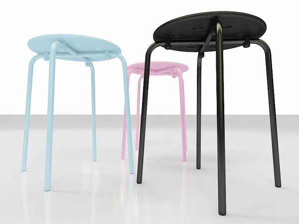 3d model ikea marius stool - Ikea stacking stool Marius by 3DmakeWork