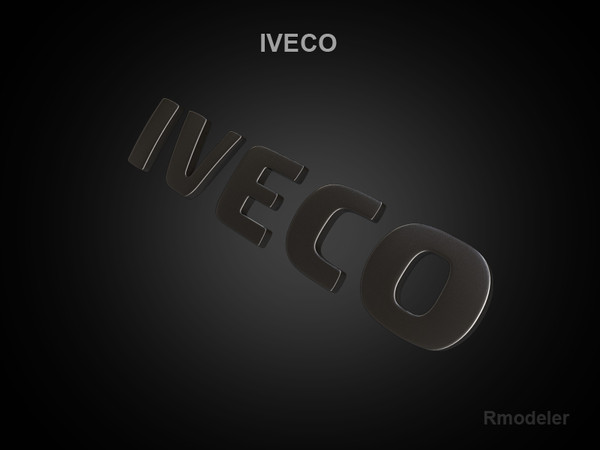 3ds logo iveco - Iveco 3d Logo by Serega Rozhnov