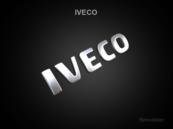 3ds logo iveco - Iveco 3d Logo by Serega Rozhnov