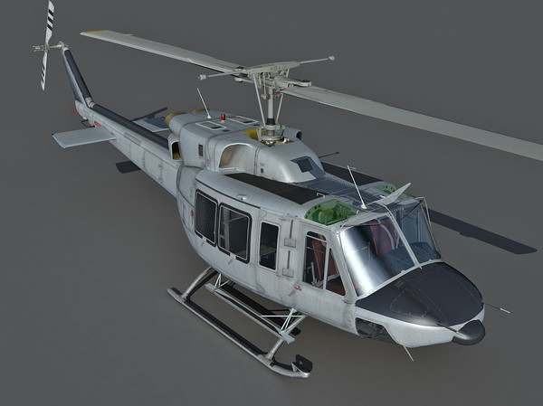 bell uh-1n uh-1 3ds - Bell UH-1N by Eric.Levi