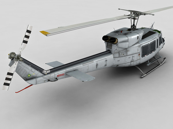 bell uh-1n uh-1 3ds - Bell UH-1N by Eric.Levi