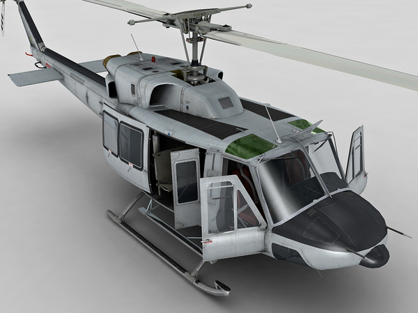 bell uh-1n uh-1 3ds - Bell UH-1N by Eric.Levi