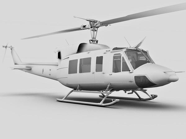 bell uh-1n uh-1 3ds - Bell UH-1N by Eric.Levi