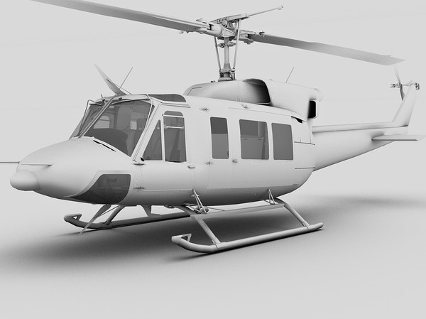 bell uh-1n uh-1 3ds - Bell UH-1N by Eric.Levi