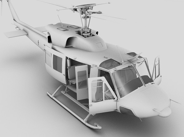 bell uh-1n uh-1 3ds - Bell UH-1N by Eric.Levi
