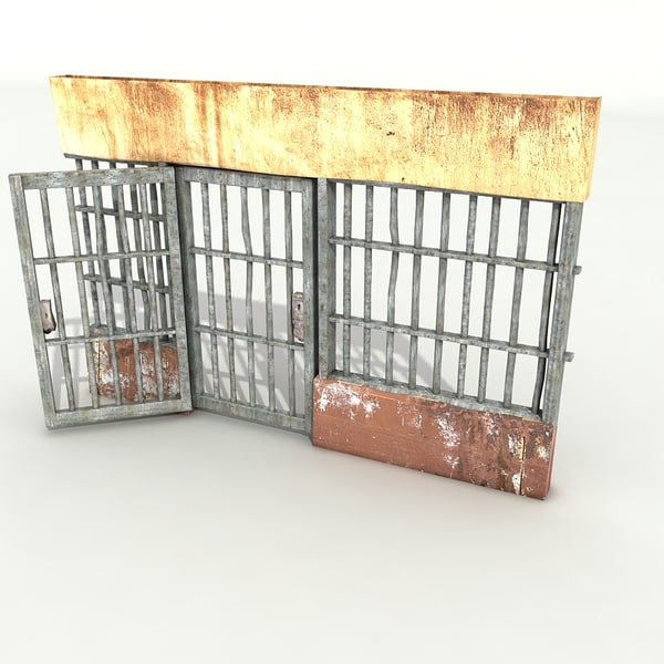 3d model prison door - Prison doors textured collection by Litarvan