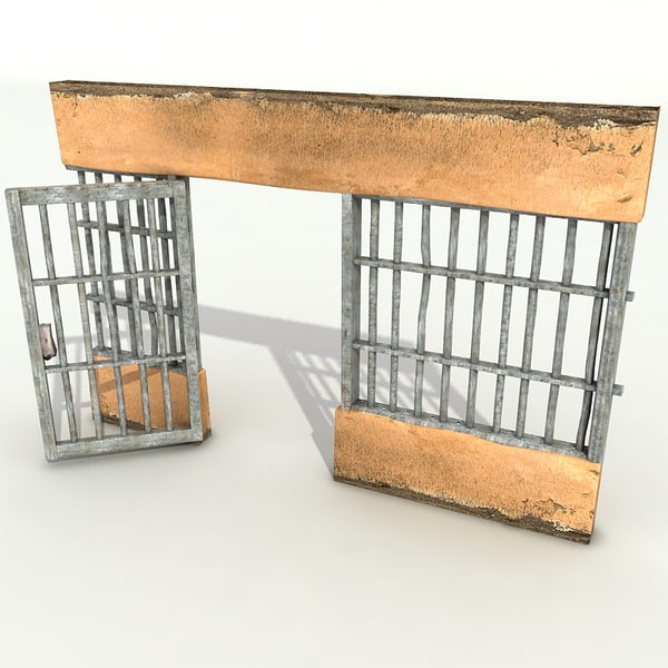 3d model prison door - Prison doors textured collection by Litarvan