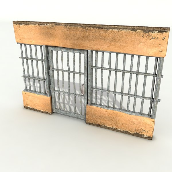 3d model prison door - Prison doors textured collection by Litarvan