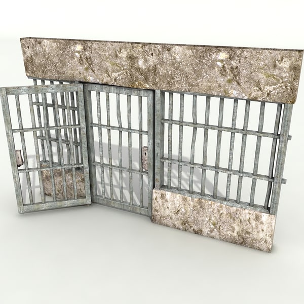 3d model prison door - Prison doors textured collection by Litarvan