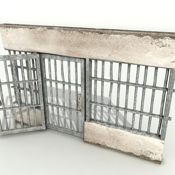 3d model prison door - Prison doors textured collection by Litarvan