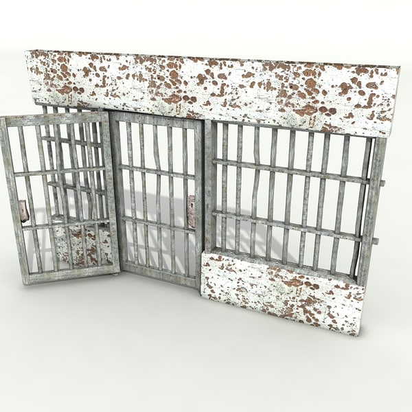 3d model prison door - Prison doors textured collection by Litarvan