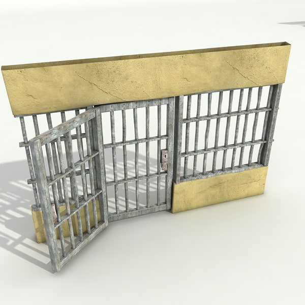 3d model prison door - Prison doors textured collection by Litarvan
