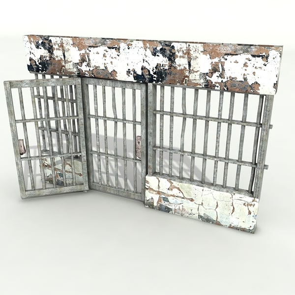 3d model prison door - Prison doors textured collection by Litarvan