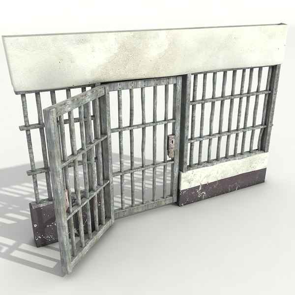 3d model prison door - Prison doors textured collection by Litarvan