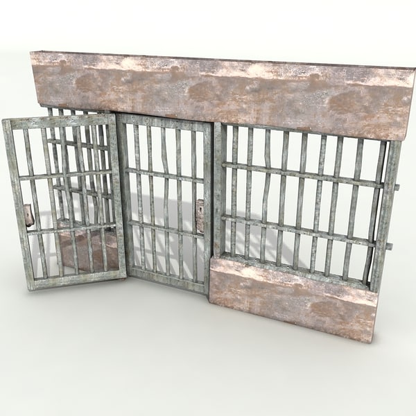 3d model prison door - Prison doors textured collection by Litarvan