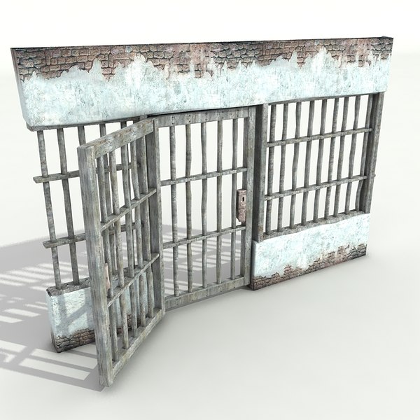 3d model prison door - Prison doors textured collection by Litarvan