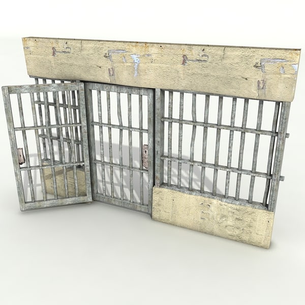 3d model prison door - Prison doors textured collection by Litarvan