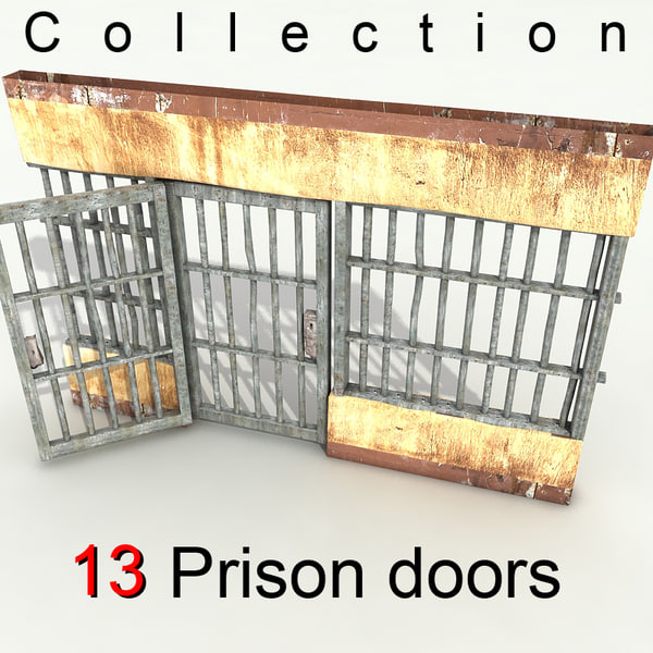 3d model prison door - Prison doors textured collection by Litarvan