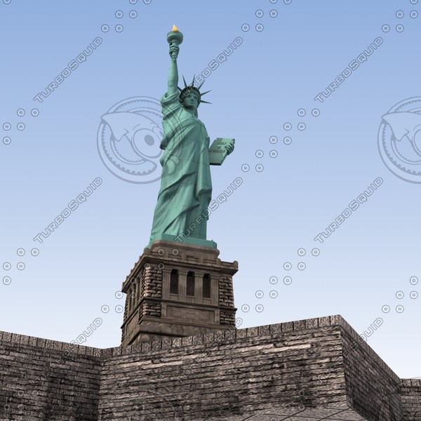 3d model liberty statue - Statue Of Liberty by Mansurov Renat