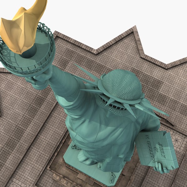 3d model liberty statue - Statue Of Liberty by Mansurov Renat