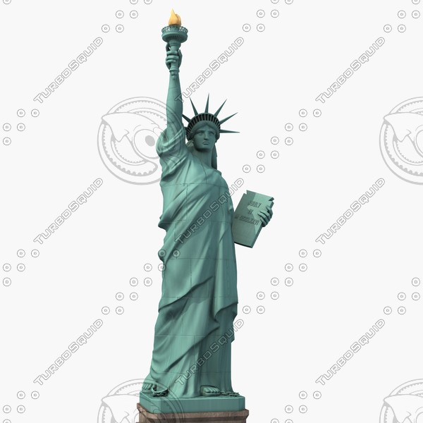 3d model liberty statue - Statue Of Liberty by Mansurov Renat