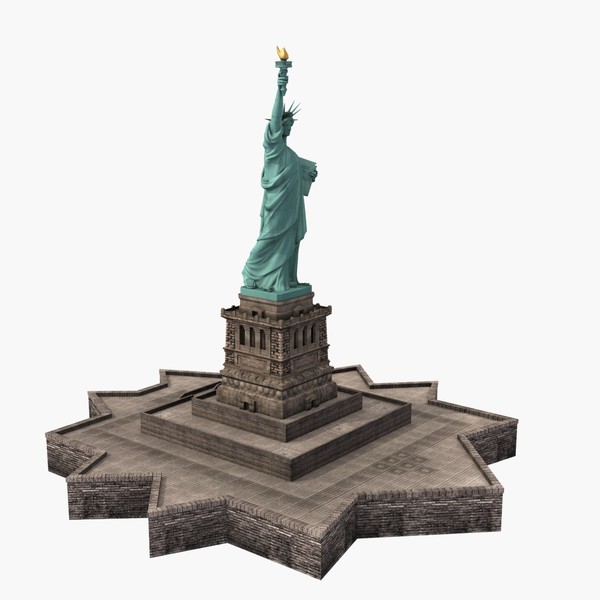 3d model liberty statue - Statue Of Liberty by Mansurov Renat