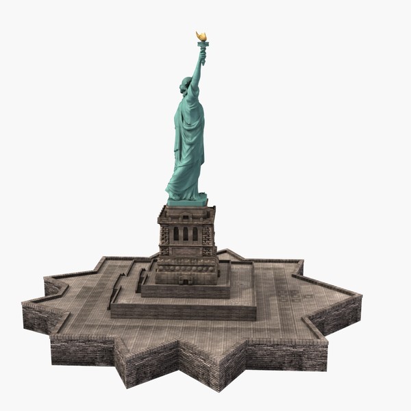 3d model liberty statue - Statue Of Liberty by Mansurov Renat