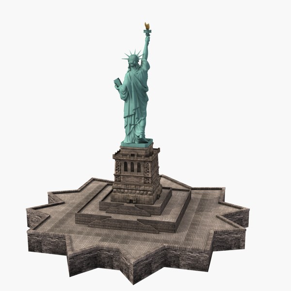 3d model liberty statue - Statue Of Liberty by Mansurov Renat