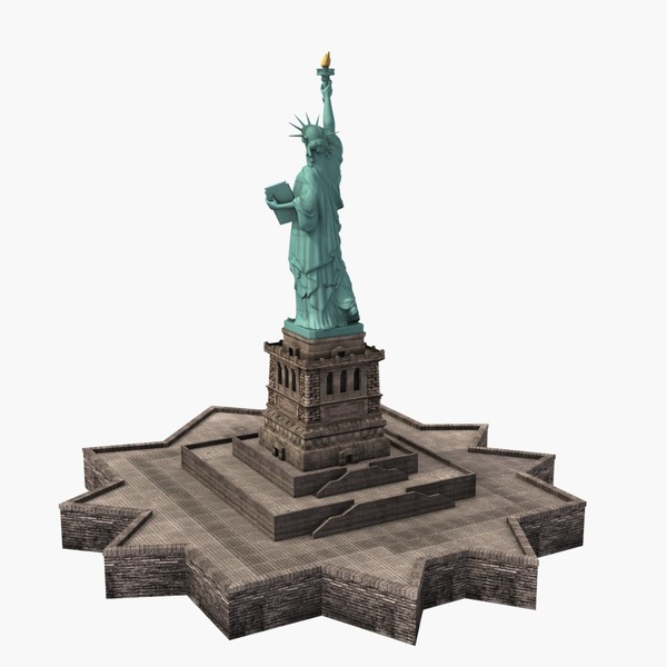 3d model liberty statue - Statue Of Liberty by Mansurov Renat
