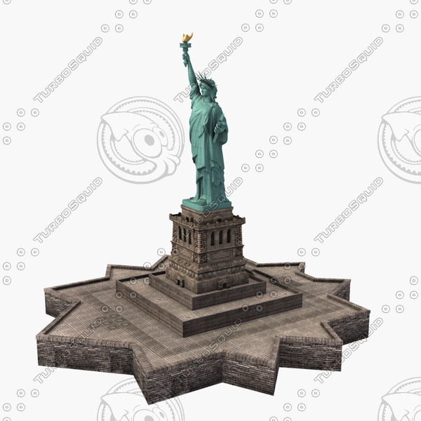 3d model liberty statue - Statue Of Liberty by Mansurov Renat